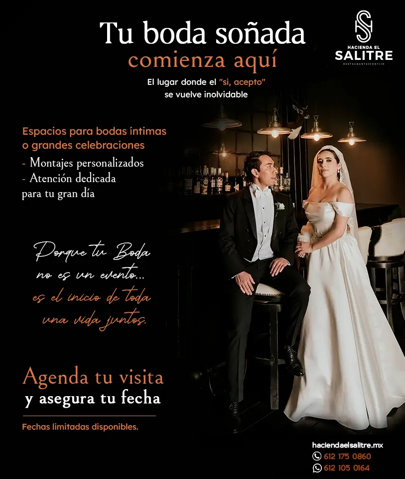 Tu boda en Hacienda El Salitre